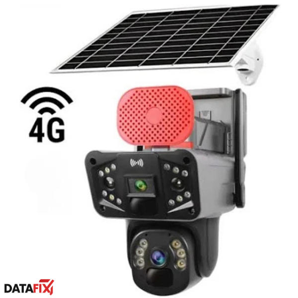 Solar Panelli Güneş Enerjili Sim Kartlı 4g 6mp Çift Lensli